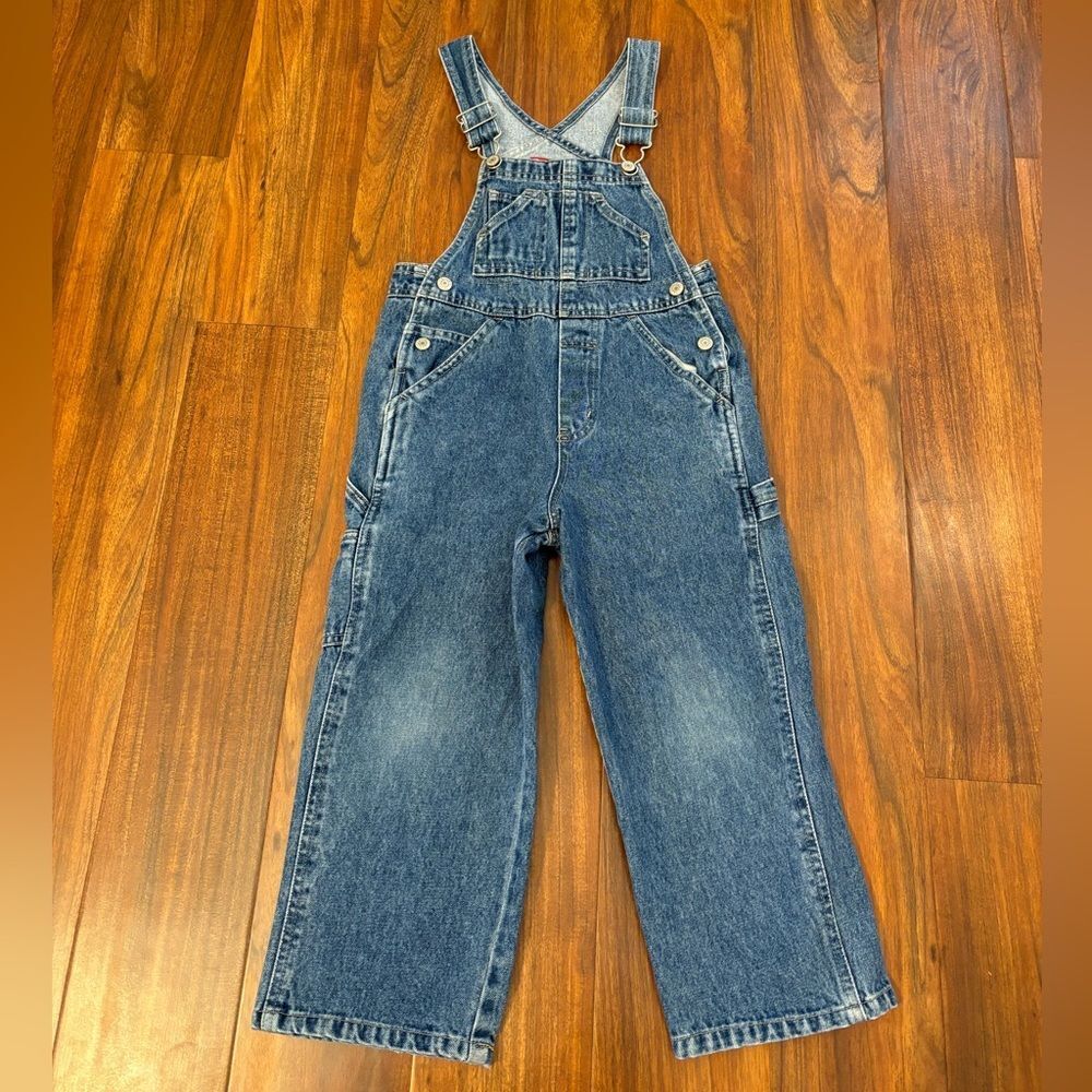 Old Navy y2k denim blue overalls